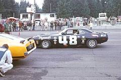 Dan lined up on the grid