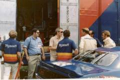 Paul Newman telling Dan how good a driver he is.  HAHA!!!!