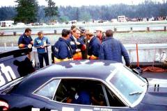 Team meeting in the pits