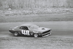 Dan headed off the track.